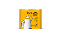 Полотенце бумажное TUBUM, 2сл/2рул, белое