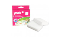 Губка меламиновая, York, для деликатной очистки, 2шт