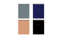 Блокнот А7 40 л., гребень, клетка, BRAUBERG Minimal Classic